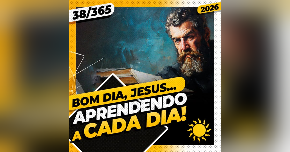 APRENDENDO A CADA DIA - Bom dia, Jesus! 38/365 (2026) APRENDENDO A CADA DIA - Bom dia, Jesus! 38/365 (2026)