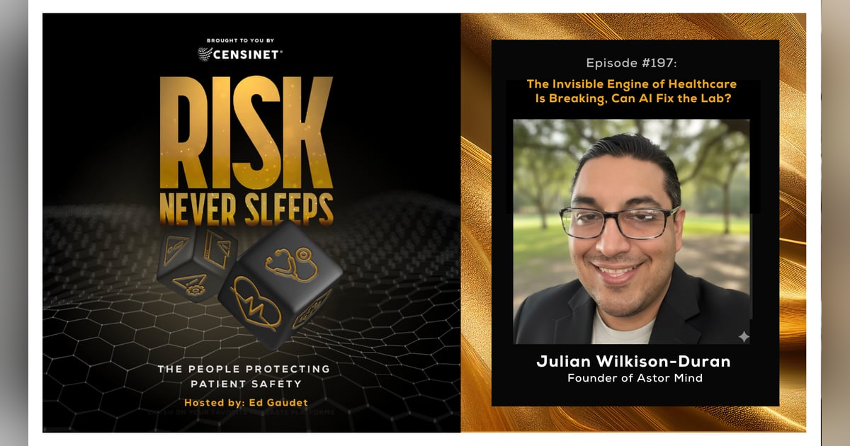 Episode #197. The Invisible Engine of Healthcare Is Breaking, Can AI Fix the Lab?, with Julian Wilkison-Duran, founder of Astor Mind Episode #197. The Invisible Engine of Healthcare Is Breaking, Can AI Fix the Lab?, with Julian Wilkison-Duran, founder of Astor Mind