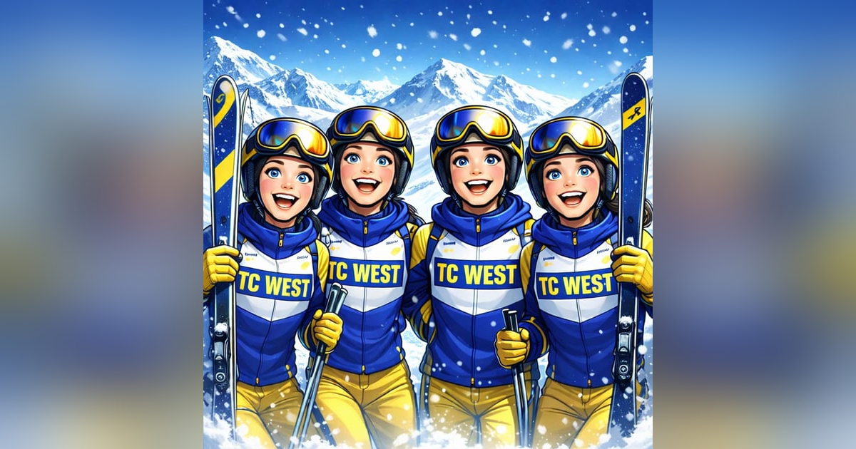 COTC - 20 Feb 2026 - Quadruplets compete in the state Ski Finals for TC West COTC - 20 Feb 2026 - Quadruplets compete in the state Ski Finals for TC West