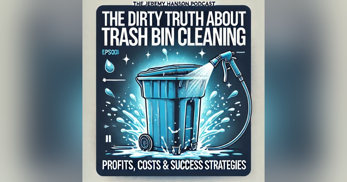 The Jeremy Hanson Podcast: The Dirty Truth About Trash Bin Cleaning – Profits, Costs & Success Strategies The Jeremy Hanson Podcast: The Dirty Truth About Trash Bin Cleaning – Profits, Costs & Success Strategies