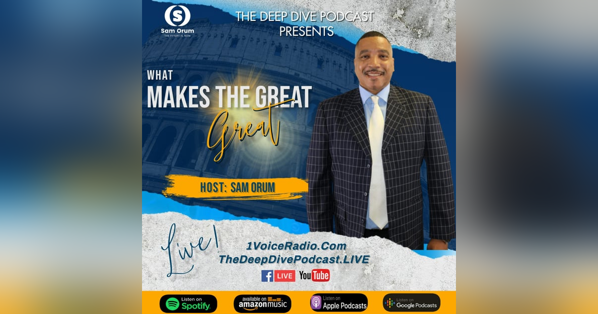 What makes the great, GREAT? What makes the great, GREAT?