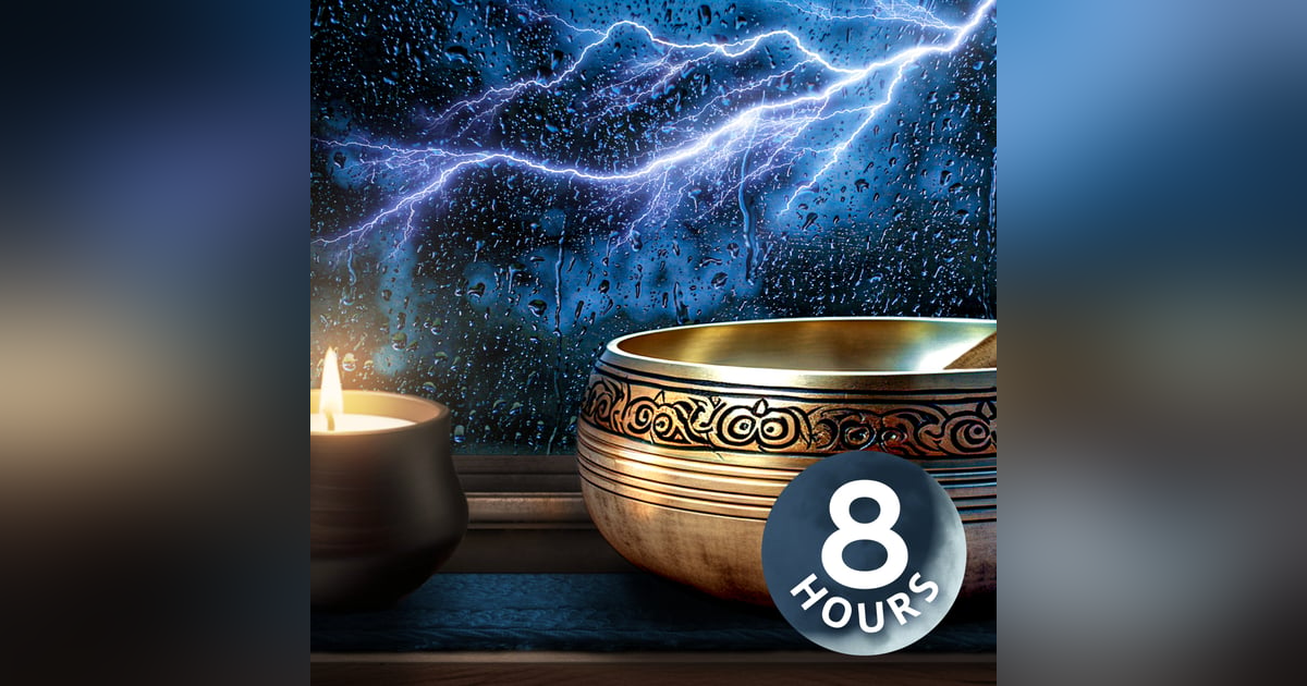 Rain Sounds to Sleep + Thunderstorm & Tibetan Bowl 8 Hours Rain Sounds to Sleep + Thunderstorm & Tibetan Bowl 8 Hours