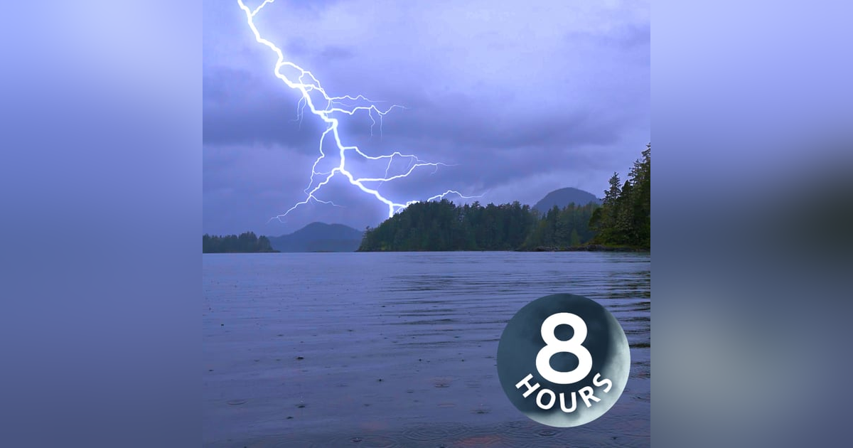 Rain Sounds on Lake with Distant Thunder 8 Hours | Thunderstorm & Water Sounds Rain Sounds on Lake with Distant Thunder 8 Hours | Thunderstorm & Water Sounds