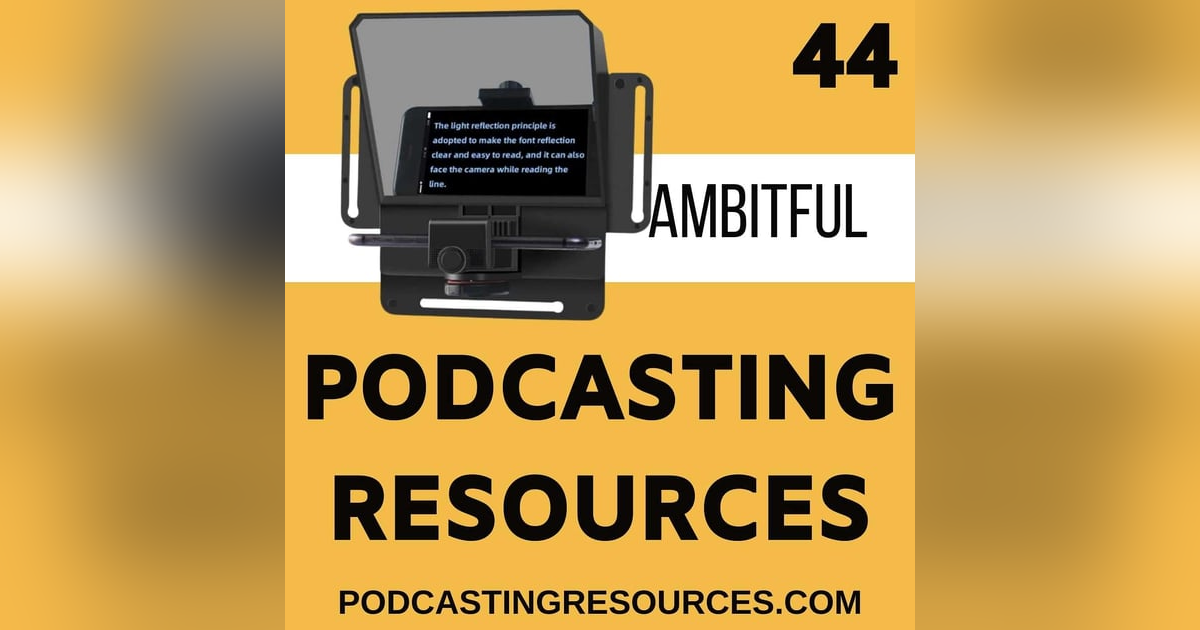 Ambitful Teleprompter for Phone or DSLR Ambitful Teleprompter for Phone or DSLR