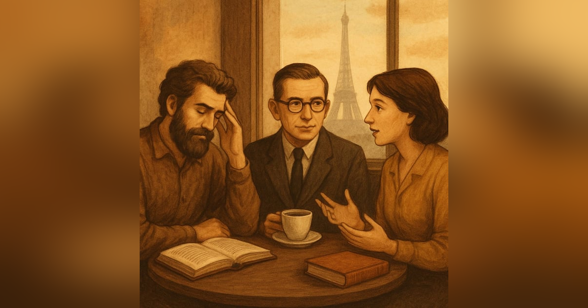 En el café de los existencialistas En el café de los existencialistas