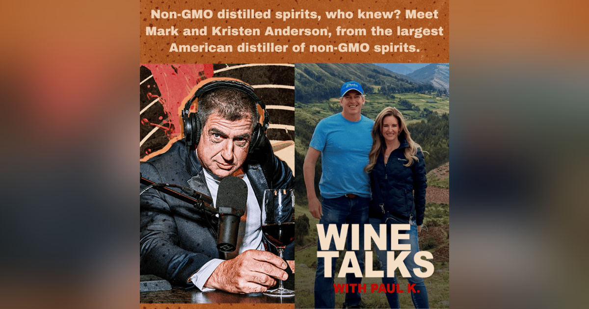 Non-GMO distilled spirits, who knew? Meet Mark and Kristen Anderson, from the largest American distiller of non-GMO spirits. Non-GMO distilled spirits, who knew? Meet Mark and Kristen Anderson, from the largest American distiller of non-GMO spirits.