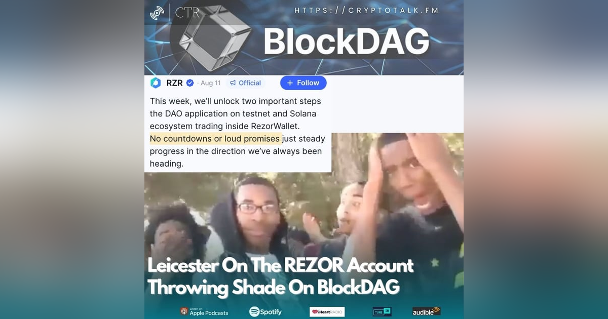 Leicester On The #Rezor Account Throwing Shade On #BlockDAG (OOC) Leicester On The #Rezor Account Throwing Shade On #BlockDAG (OOC)