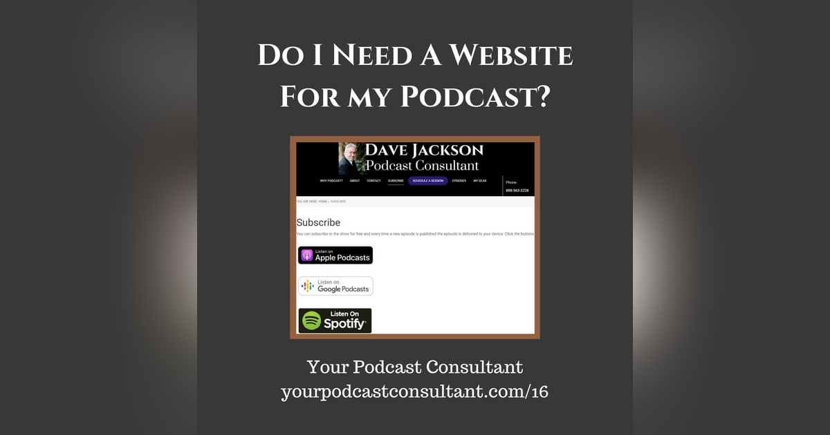 Do I Need a Website for My Podcast? Do I Need a Website for My Podcast?