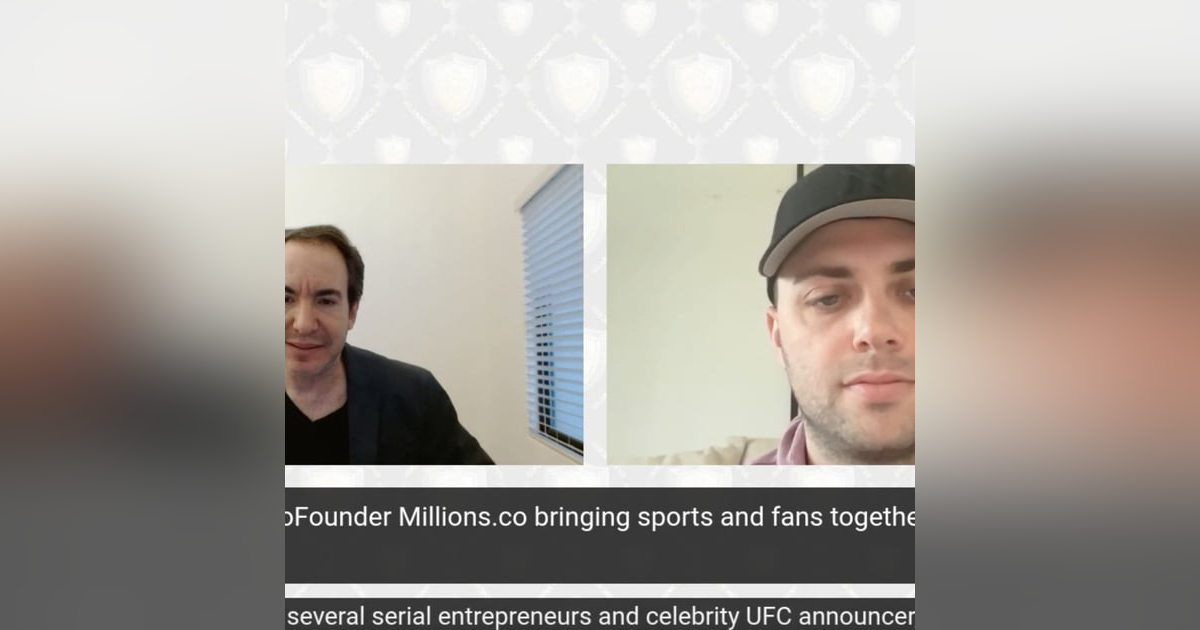 Brandon Austin CoFounder Millions.co leading watch part platform for sports Brandon Austin CoFounder Millions.co leading watch part platform for sports
