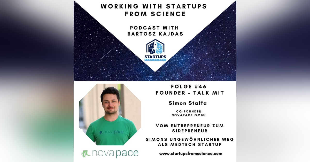 #46 | FOUNDER-Talk: Vom Entrepreneur zum Sidepreneur. Simons ungewöhnlicher Weg als Med-Tech Startup #46 | FOUNDER-Talk: Vom Entrepreneur zum Sidepreneur. Simons ungewöhnlicher Weg als Med-Tech Startup