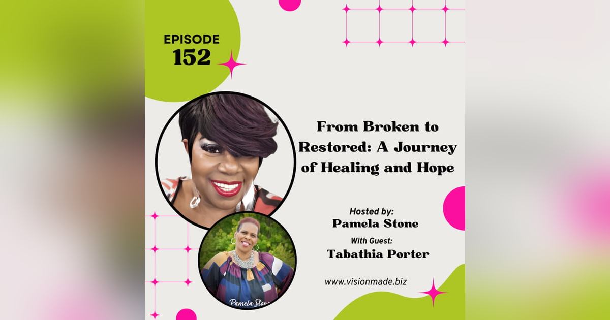 Author & Entertainer Tabithia Porter talked From Broken to Restored: A Journey of Healing and Hope Author & Entertainer Tabithia Porter talked From Broken to Restored: A Journey of Healing and Hope
