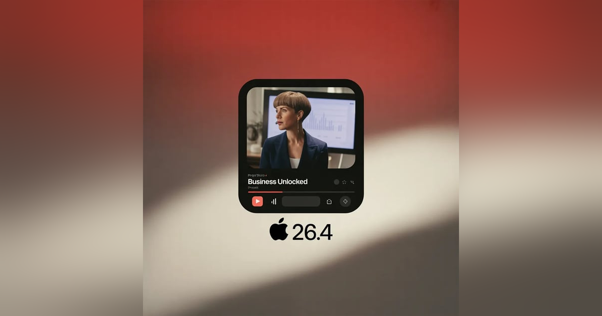 iOS 26.4 Apple Podcasts Video Episodes: Social Experiences for Business Unlocked with Favour Obasi-ike iOS 26.4 Apple Podcasts Video Episodes: Social Experiences for Business Unlocked with Favour Obasi-ike