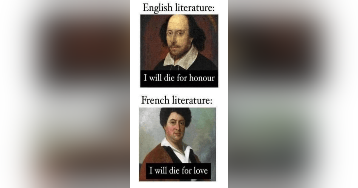 England vs France - A Literary Battle Royale England vs France - A Literary Battle Royale
