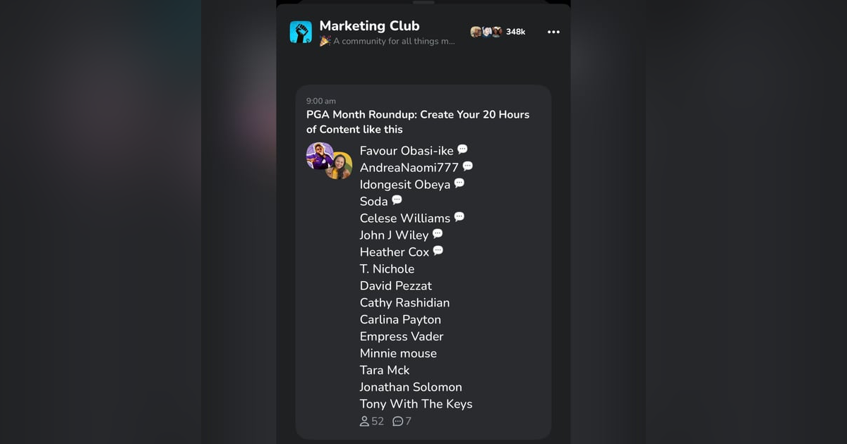๐ Podcast Growth Academy Month Roundup: Create Your 20 Hours of Content Like This with Favour Obasi-ike โ๏ธ | roundtable clubhouse audio ๐ ๐ Podcast Growth Academy Month Roundup: Create Your 20 Hours of Content Like This with Favour Obasi-ike โ๏ธ | roundtable clubhouse audio ๐