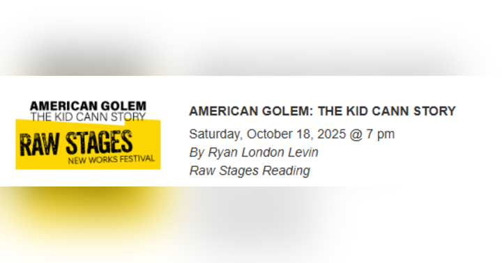 image for News Alert! New Kid Cann play coming in October!