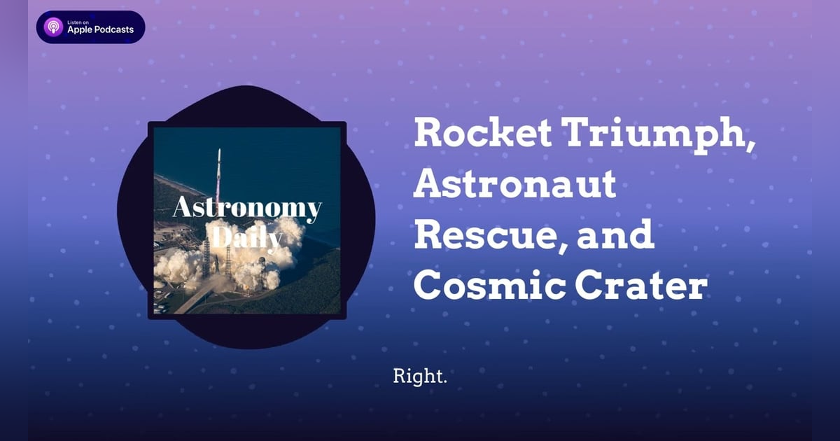 Rocket Triumph, Astronaut Rescue, and Cosmic Crater Rocket Triumph, Astronaut Rescue, and Cosmic Crater