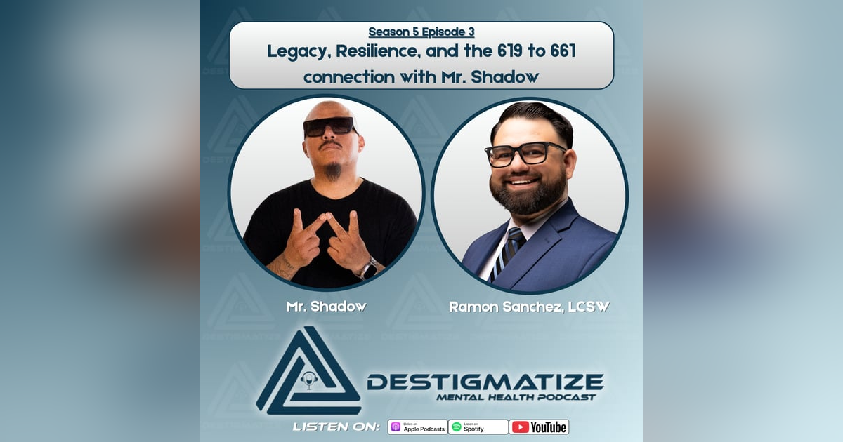Season 5 Episode 3: Legacy, Resilience, and the 619 to 661 connection with Mr. Shadow (EP 63) Season 5 Episode 3: Legacy, Resilience, and the 619 to 661 connection with Mr. Shadow (EP 63)