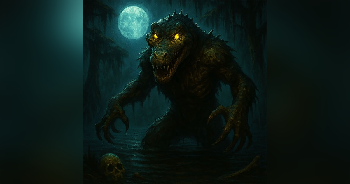 Ep.330 – Gator Boy of Dead Ore Swamp - Terrifying Southern Cryptid Horror Ep.330 – Gator Boy of Dead Ore Swamp - Terrifying Southern Cryptid Horror
