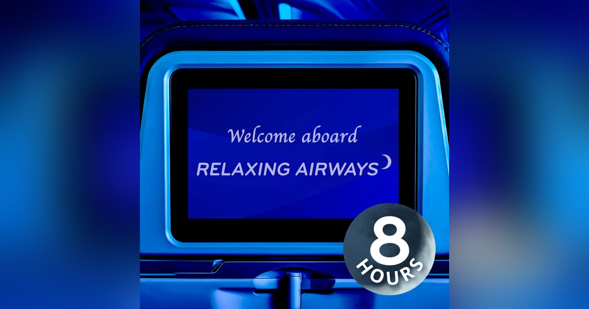 Airplane White Noise for Amazing Sleep | 8-Hour Airplane White Noise for Amazing Sleep | 8-Hour