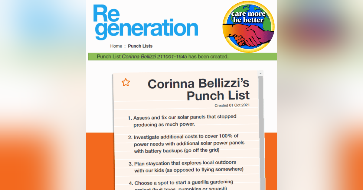 Regeneration Part 11: The Role of Action + Connection In Reversing Global Warming Regeneration Part 11: The Role of Action + Connection In Reversing Global Warming