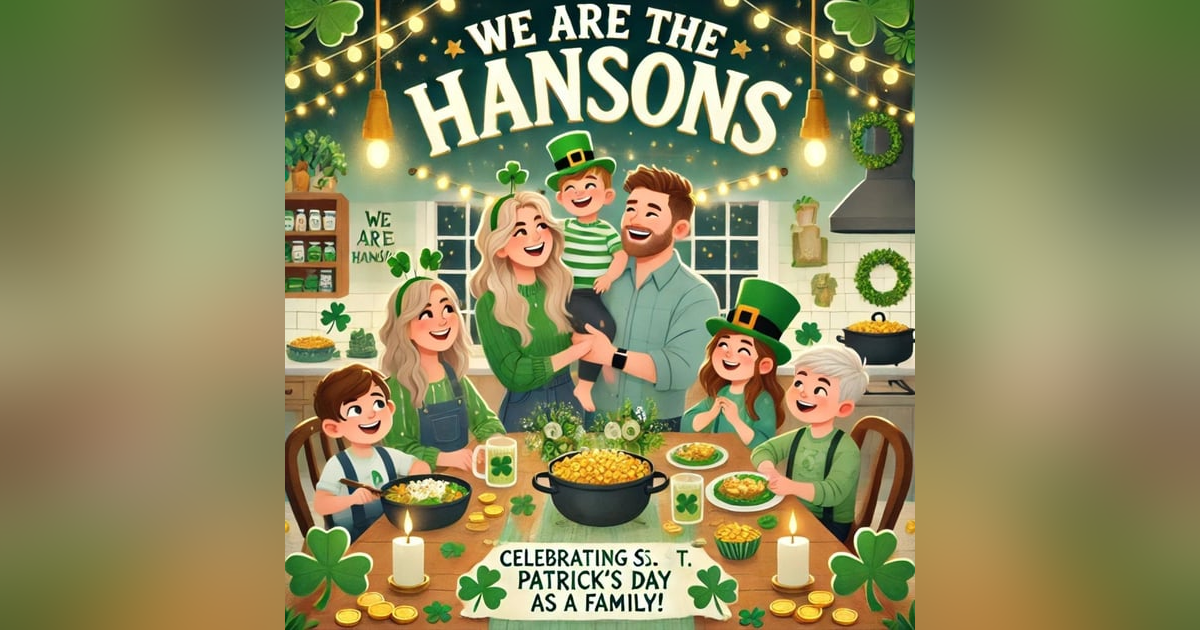 ☘️ We Are the Hansons: Celebrating St. Patrick’s Day as a Family! 🎉👨👩👧👦 ☘️ We Are the Hansons: Celebrating St. Patrick’s Day as a Family! 🎉👨👩👧👦