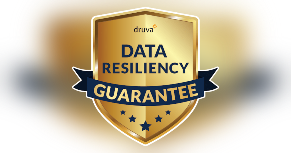 The industry's first $10M data resiliency guarantee (From Druva) The industry's first $10M data resiliency guarantee (From Druva)