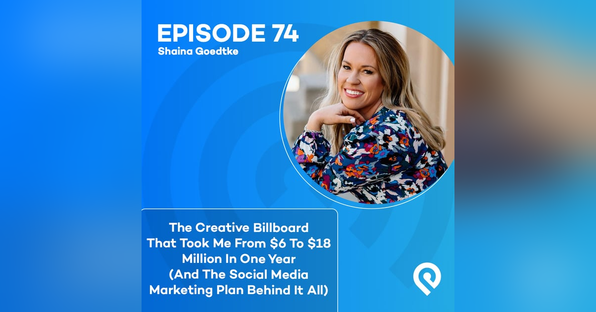 The Creative Billboard That Took Me From $6 To $18 Million In One Year (And The Social Media Marketing Plan Behind It All) The Creative Billboard That Took Me From $6 To $18 Million In One Year (And The Social Media Marketing Plan Behind It All)