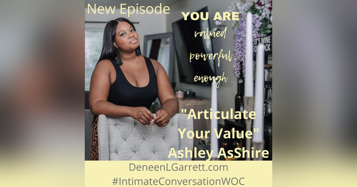 My Values: Articulate Your Value! with Ashley AsShire My Values: Articulate Your Value! with Ashley AsShire