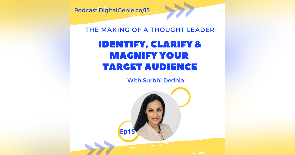 Identify, Clarify & Magnify your Target Audience Identify, Clarify & Magnify your Target Audience