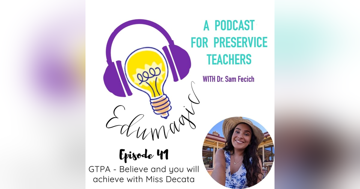 Believe and you will achieve the GTPA with Rene DeCata E41 Believe and you will achieve the GTPA with Rene DeCata E41