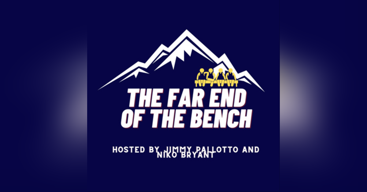 Far End of the Bench: Riding the Pine Series Week 1 Far End of the Bench: Riding the Pine Series Week 1