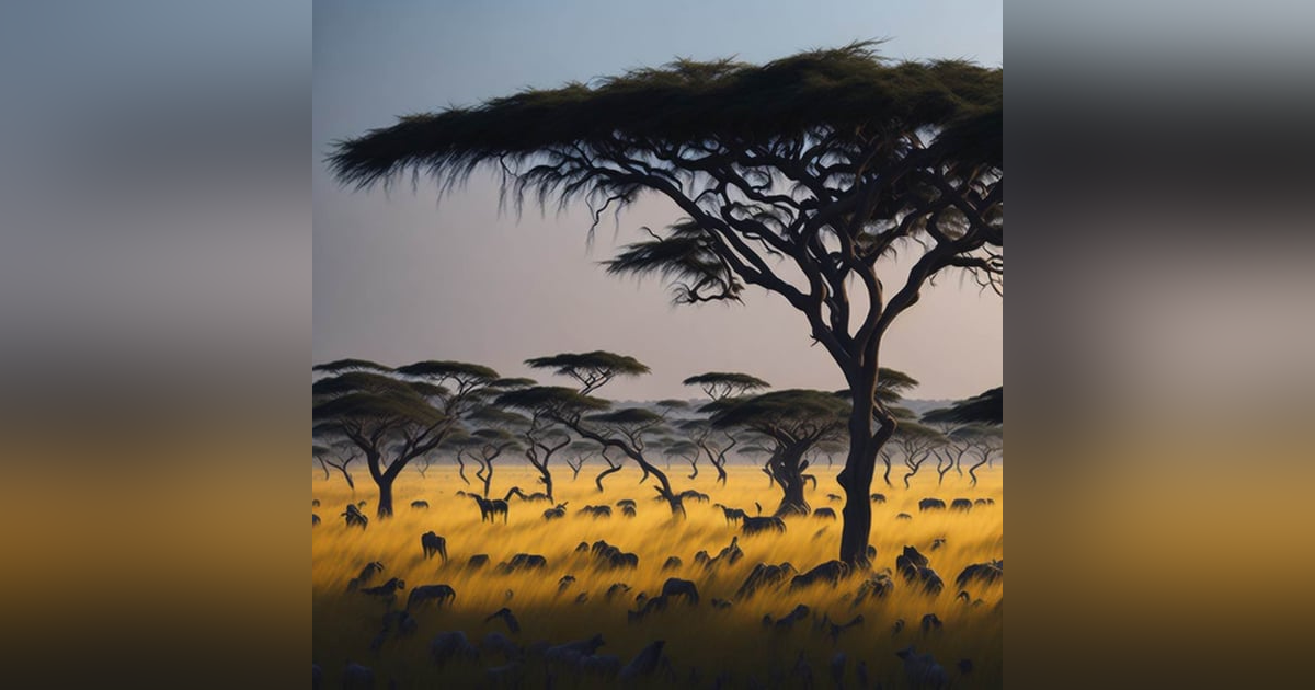 Morning in the Savannah  Relaxing Sounds of an Open Landscape Morning in the Savannah  Relaxing Sounds of an Open Landscape