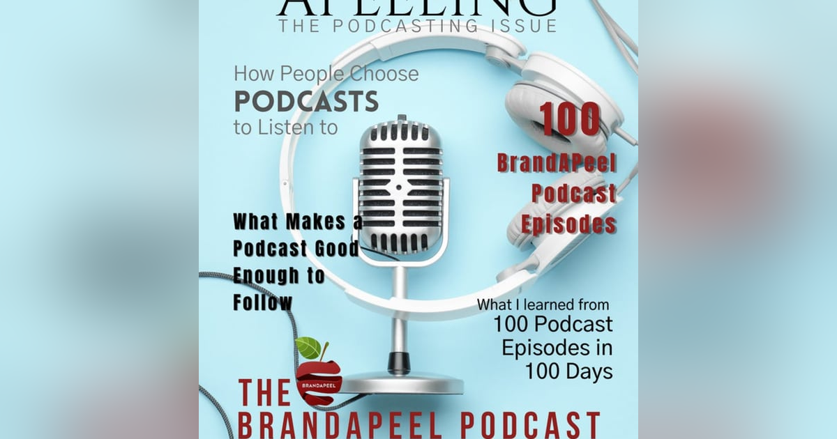 Shannon Peel – Brand Storyteller, Host of the BrandAPeel Podcast Shannon Peel – Brand Storyteller, Host of the BrandAPeel Podcast