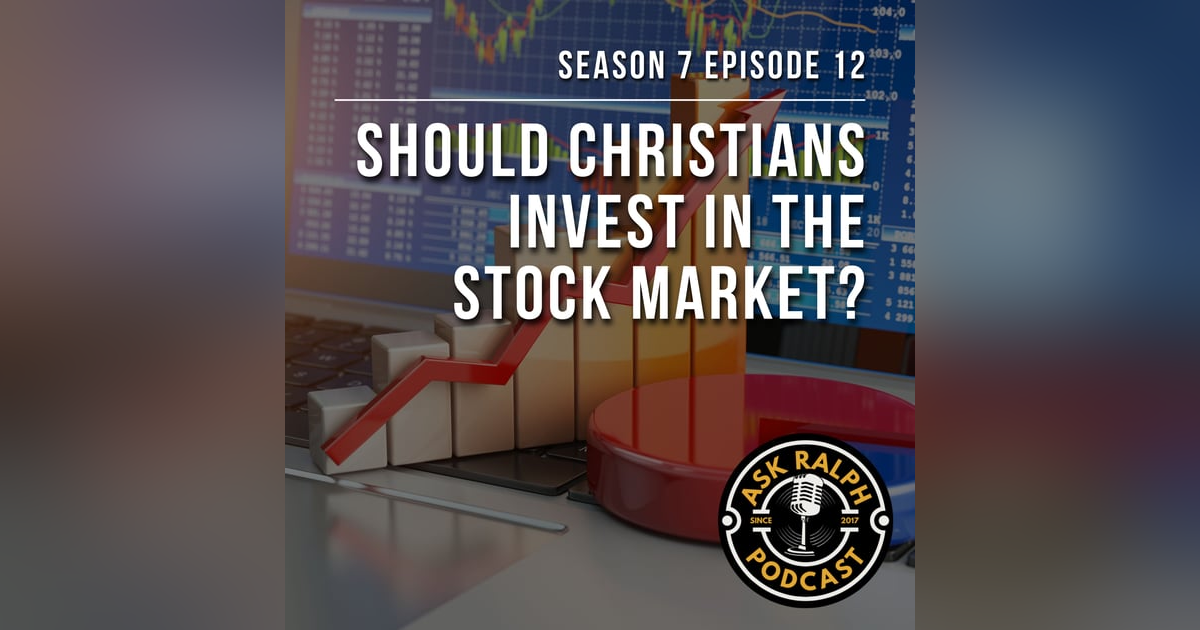 Should Christians invest in the stock market? Should Christians invest in the stock market?
