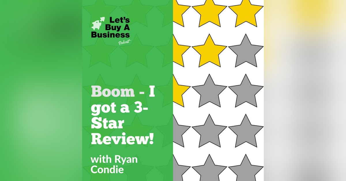 Boom - I Got a 3-Star Review! Boom - I Got a 3-Star Review!