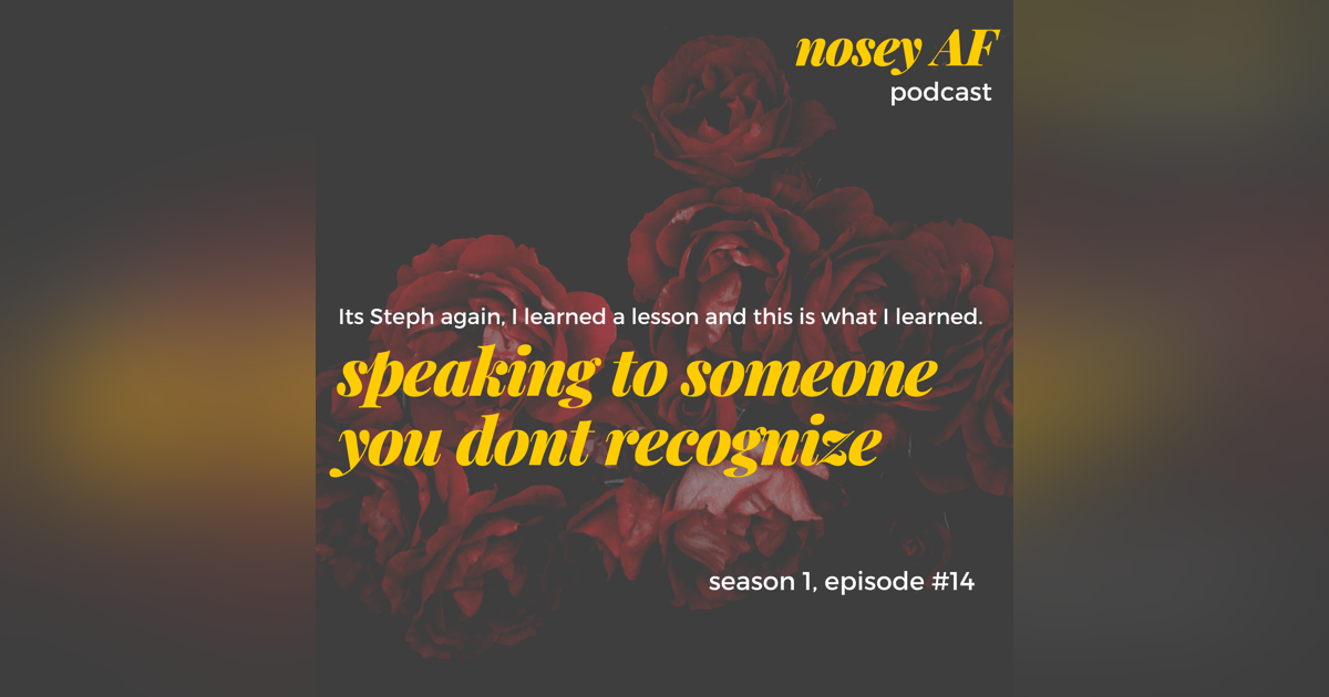 014 How to Speak to Someone Whom You Don't Remember 014 How to Speak to Someone Whom You Don't Remember