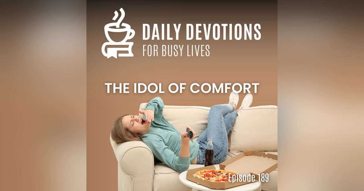 The Idol of Comfort The Idol of Comfort