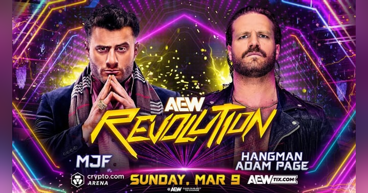 image for Hangman Page beats MJF to kickoff AEW Revolution
