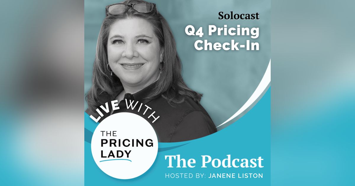 Q4 Pricing Check-In: What to Revisit Before the Year Ends Q4 Pricing Check-In: What to Revisit Before the Year Ends