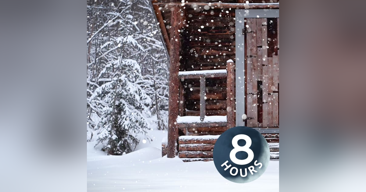 8 Hours Relax to Snowstorm Sleep Sounds | Cozy Log Cabin in the Snow 8 Hours Relax to Snowstorm Sleep Sounds | Cozy Log Cabin in the Snow