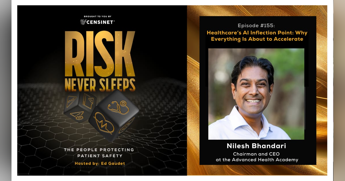 Episode #155. Healthcare’s AI Inflection Point: Why Everything Is About to Accelerate, with Nilesh Bhandari, Chairman and CEO at the Advanced Health Academy Episode #155. Healthcare’s AI Inflection Point: Why Everything Is About to Accelerate, with Nilesh Bhandari, Chairman and CEO at the Advanced Health Academy