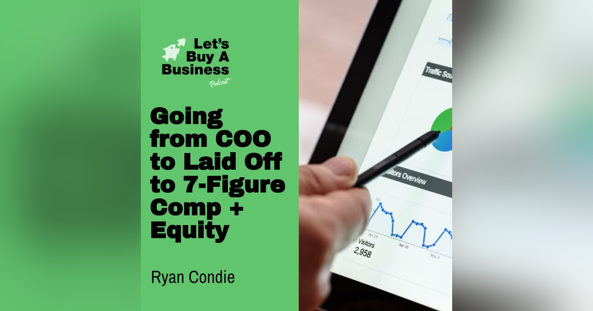 Going from COO to Laid Off to 7-Figure Comp + Equity Going from COO to Laid Off to 7-Figure Comp + Equity