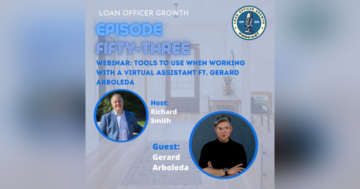 Episode 53: Webinar: Tools to Use When Working with a Virtual Assistant ft. Gerard Arboleda Episode 53: Webinar: Tools to Use When Working with a Virtual Assistant ft. Gerard Arboleda
