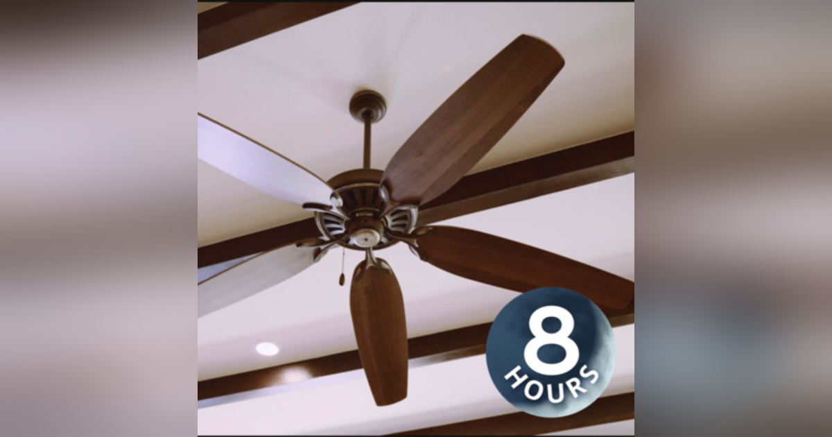 Ceiling Fan Noise for Sleeping or Studying | 8 Hours Ceiling Fan Noise for Sleeping or Studying | 8 Hours