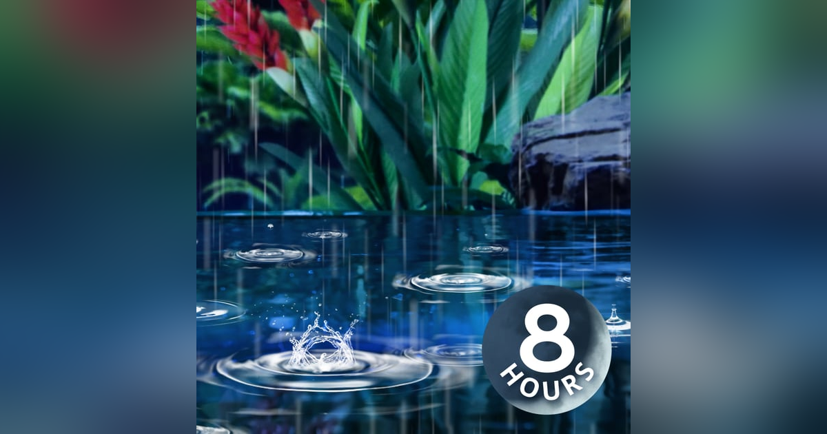 Rain Sounds for Sleep on Water | 8 Hours of Relaxation Rain Sounds for Sleep on Water | 8 Hours of Relaxation