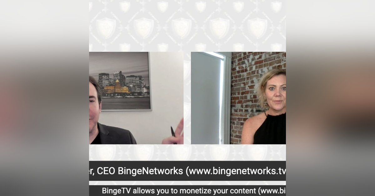 Bonnie Bruderer, CEO Binge Networks, smart streaming distribution and Actor Bonnie Bruderer, CEO Binge Networks, smart streaming distribution and Actor