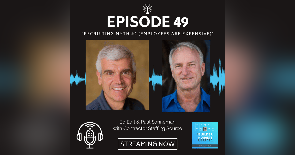 EP 49: Recruiting Myth #2 (Employees are Expensive) EP 49: Recruiting Myth #2 (Employees are Expensive)