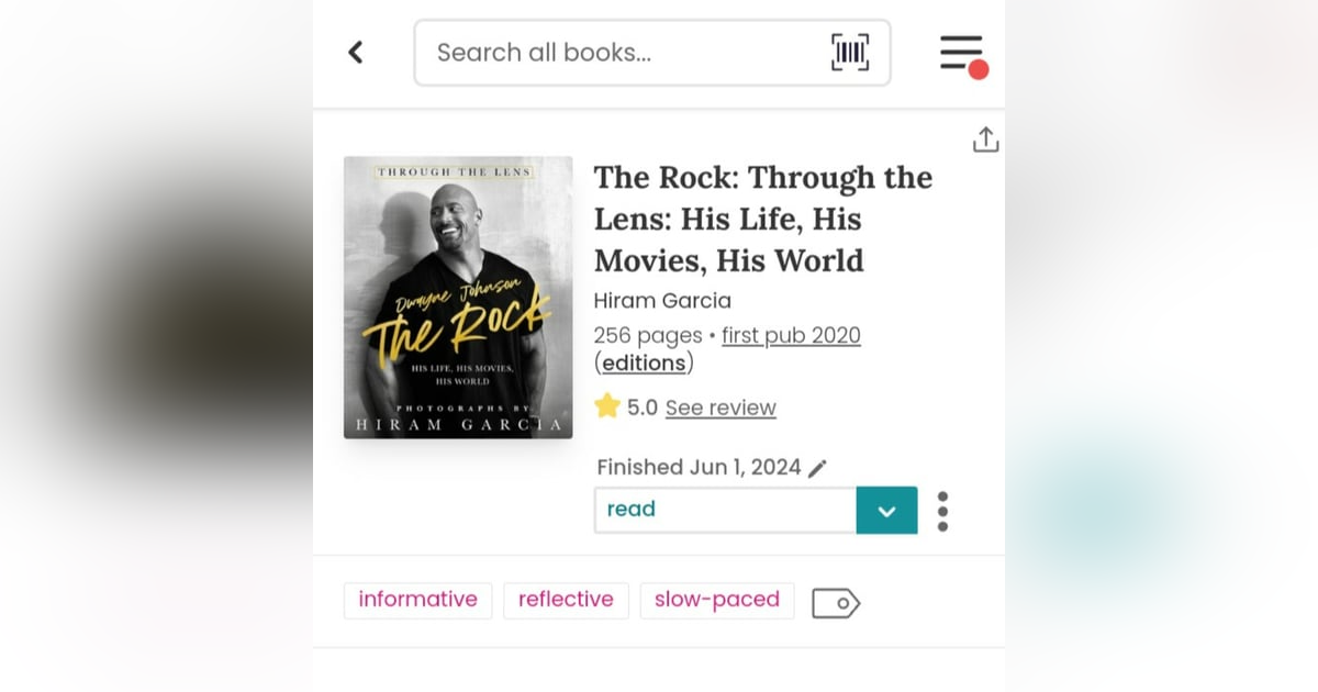 114. The Rock: Through The Lens by Hiram Garcia Book Review 114. The Rock: Through The Lens by Hiram Garcia Book Review