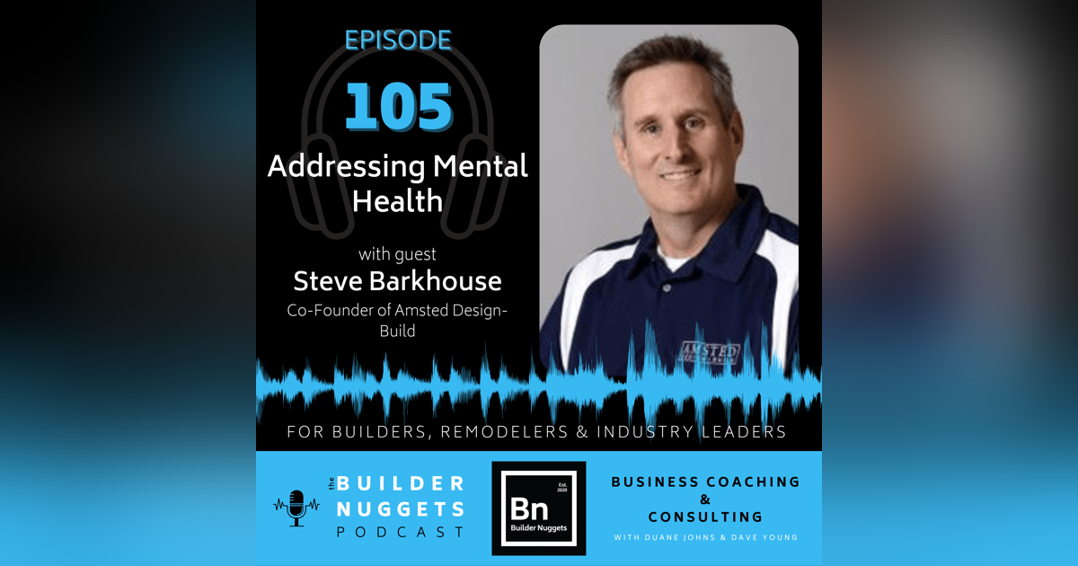 Ep 105: Addressing Mental Health Ep 105: Addressing Mental Health