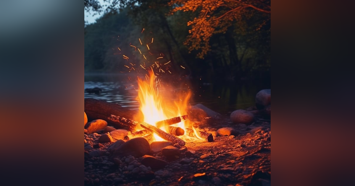 Campfire Ambience with Crickets, Night Nature Sounds, and Light Water Splashing for Sleep, Meditation, and Stress Relief: 4 Hours of Relaxing Sounds Campfire Ambience with Crickets, Night Nature Sounds, and Light Water Splashing for Sleep, Meditation, and Stress Relief: 4 Hours of Relaxing Sounds